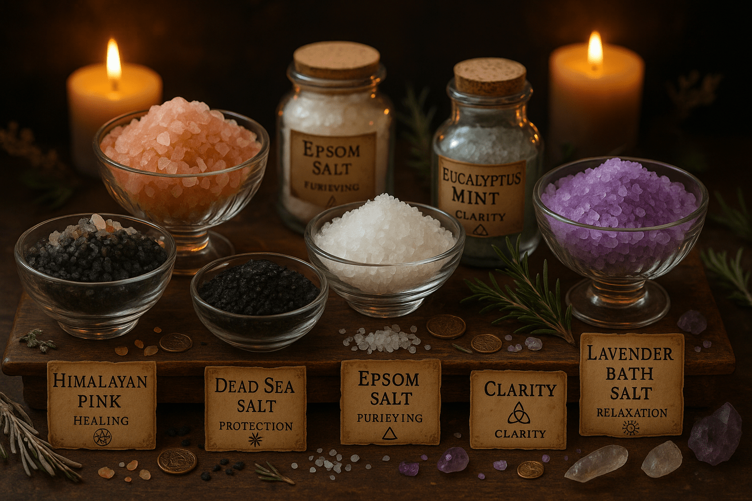 Top 7 Bath Salts for Healing, Protection & Abundance