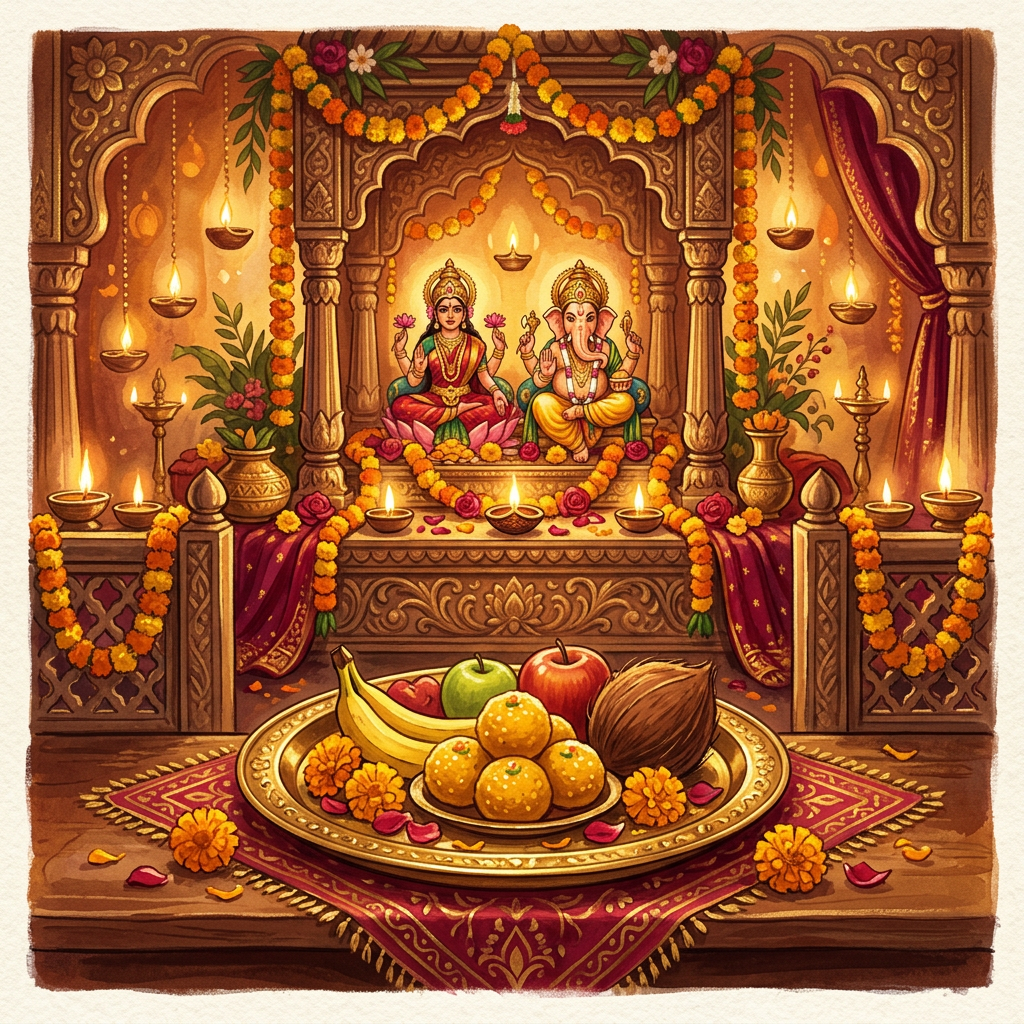 Prasad Offering illustration